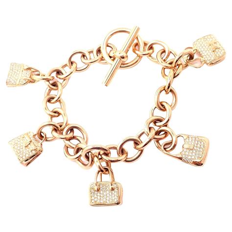 rose gold chanel bracelet|authentic Chanel charm bracelets.